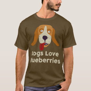 FantasticFox Dogs Love Blueberries Weathered Beagl T-Shirt