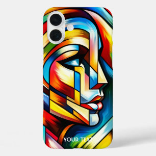 Fantasy Abstract Stained Glass iPhone 16 Plus Case