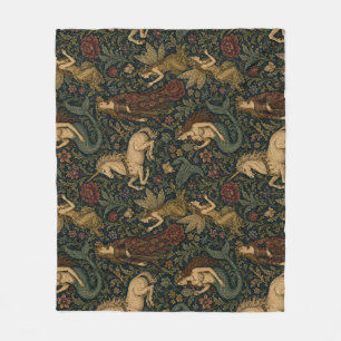 Fantasy Academia Feminine  Fleece Blanket