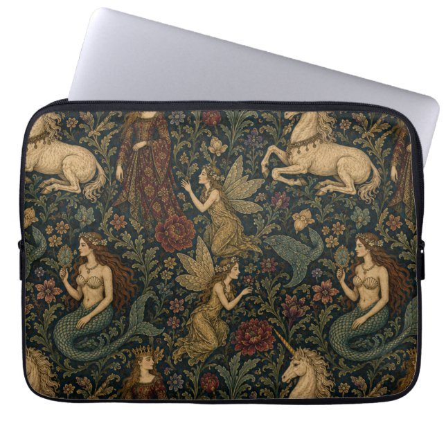 Fantasy Academia Feminine  Laptop Sleeve (Front)