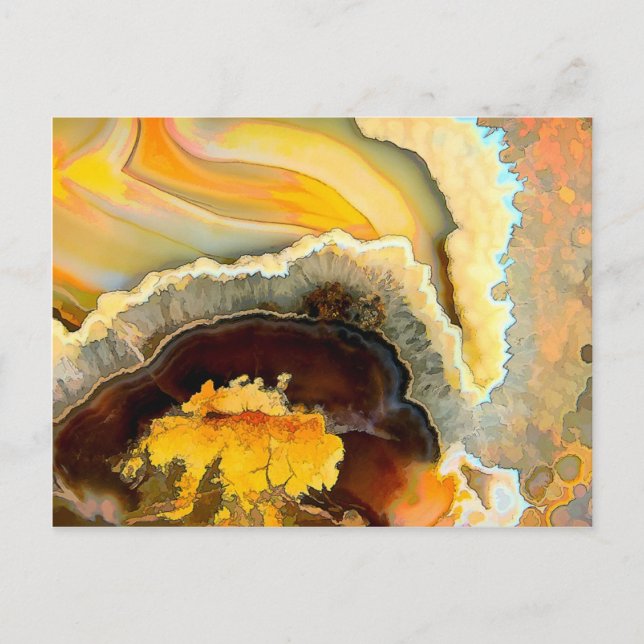 Fantasy Agate Opus 02 Postcard (Front)