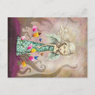 Fantasy Angel Girl Postcard