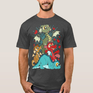 Fantasy Animal Mythical Creature Lover Cute Dragon T-Shirt