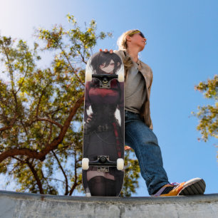 Fantasy Anime Pretty Girl Skateboard