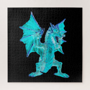 Fantasy Aqua Dragon  Jigsaw Puzzle