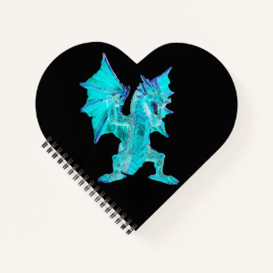 Fantasy Aqua Dragon Notebook