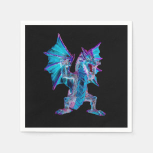 Fantasy Aqua Dragon x 50 Napkin