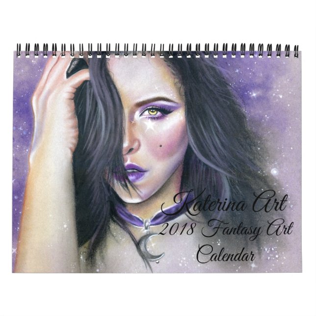 Fantasy Art Calendar 2018 Katerina Art (Cover)