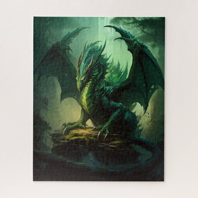 Fantasy Art Dragon Lover No.5 Jigsaw Puzzle (Vertical)