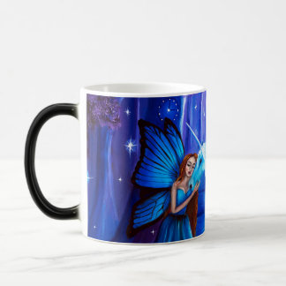 Fantasy Art Fairy and Unicorn Morphing mug