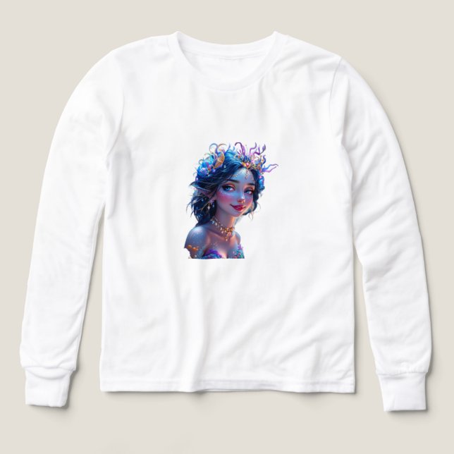 Fantasy Art Girl Sweatshirt (Design Front)