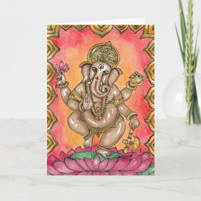 Fantasy Art Greeting Card (Front)