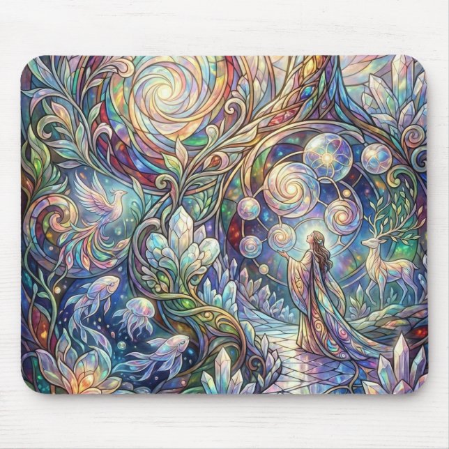 Fantasy Art Mouse Pad - Awe (Front)