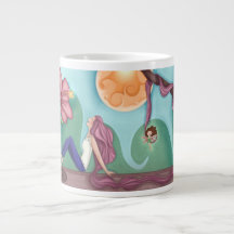 Fantasy Art Mug – Hand Drawn Illustration Gift 