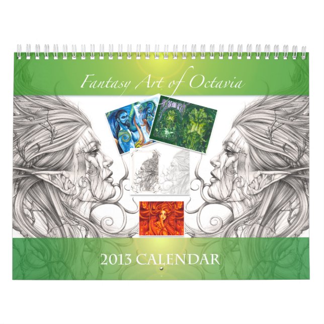 Fantasy Art of Octavia 2013 Calendar (Cover)