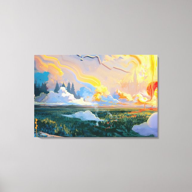 Fantasy art Premium Wrapped Canvas (Gloss) (Front)