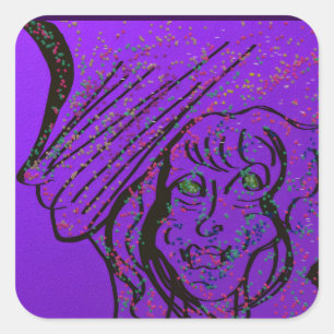 Fantasy Art Square Sticker Sheets