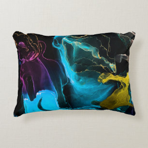 Fantasy Background. Macro Photo Paint. Faded Aweso Decorative Cushion