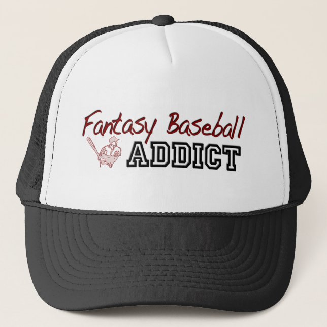 Fantasy Baseball Addict Trucker Hat (Front)