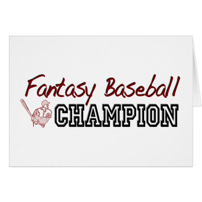 Fantasy Baseball Champion (Front Horizontal)