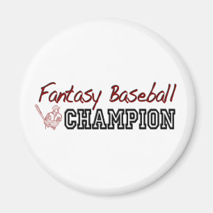 Fantasy Baseball Champion Magnet