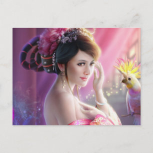 Fantasy Beauty 01 Postcard