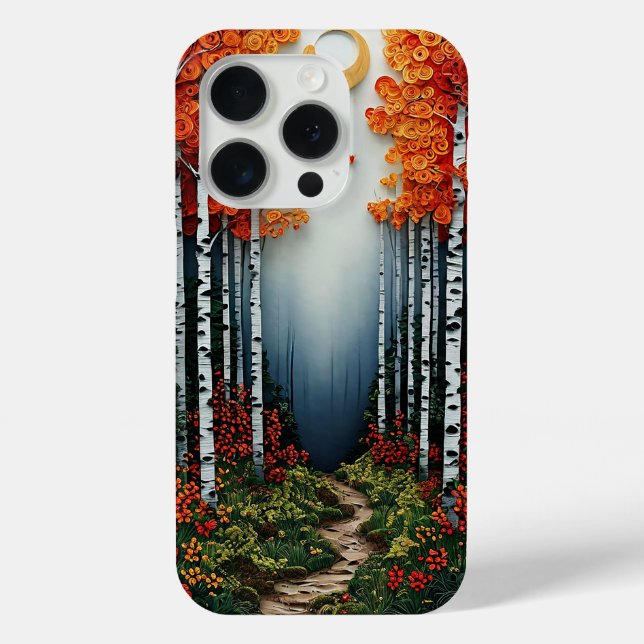 Fantasy birch forest Case-Mate iPhone case (Back)