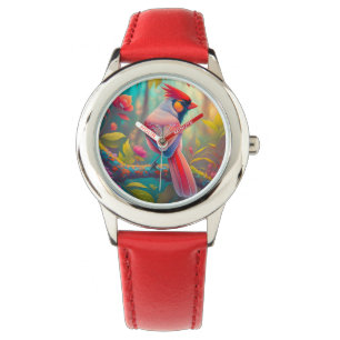 Fantasy Birds Male Cardinal Watch