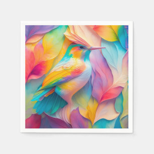 Fantasy Birds Silk Bird Napkin