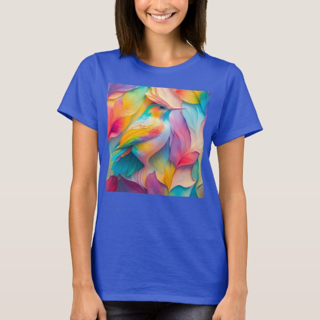 Fantasy Birds Silk Bird T-Shirt (Front)