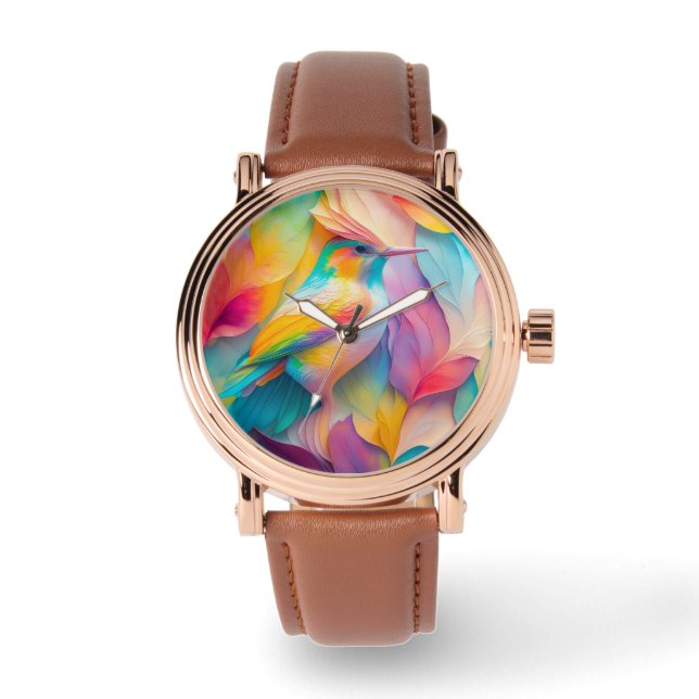 Fantasy Birds Silk Bird Watch (Front)