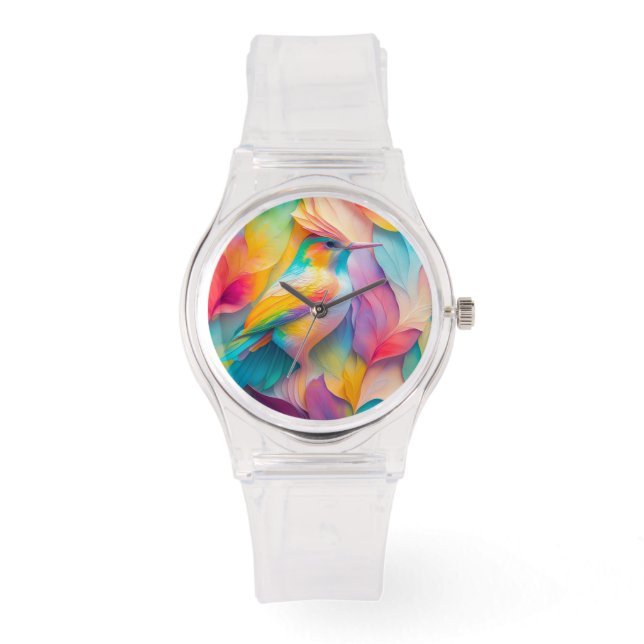 Fantasy Birds Silk Bird Watch (Front)