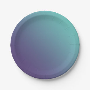 FANTASY Blue + Purple Gradient Colour Paper Plates