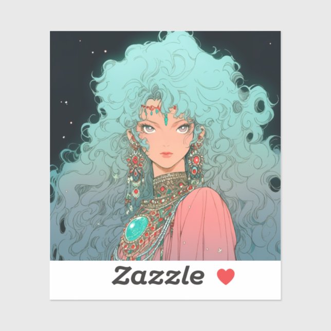 Fantasy Bohemian Aesthetic Anime Girl (Sheet)