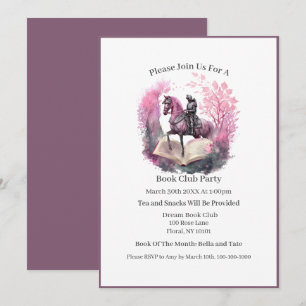 Fantasy Book Lover, Book Club Invitation