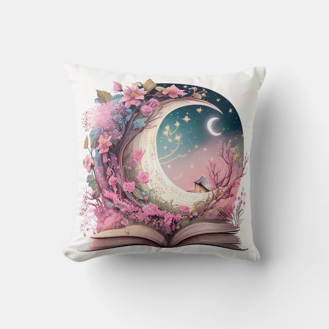 Fantasy Book Lover Design Cushion (Front)