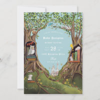 Fantasy Books for Baby Shower Light Blue