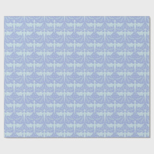 Fantasy Botanical Dragon Wrapping Paper