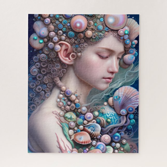 Fantasy bubble elf in vibrant colours jigsaw puzzle (Vertical)