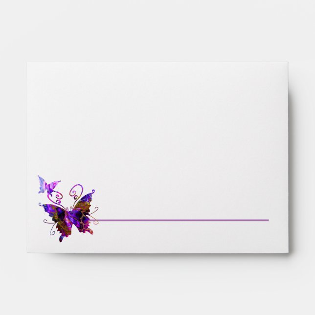 Fantasy Butterflies Envelope (Front)