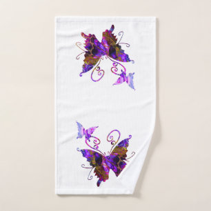 Fantasy Butterflies Hand Towel