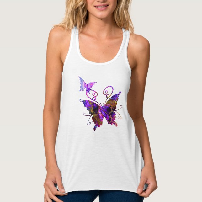 Fantasy Butterflies Singlet (Front)