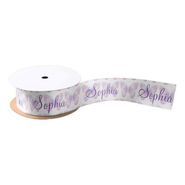 Fantasy Butterfly Personalised Satin 1.5 Ribbon (Spool)