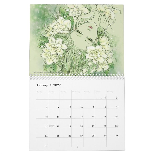 Fantasy Calendar (Jan 2027)