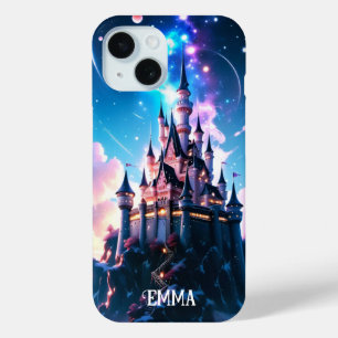Fantasy Castle Custom Name iPhone 15 Case