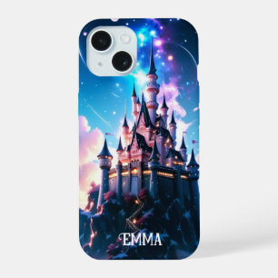 Fantasy Castle Custom Name iPhone 15 Case