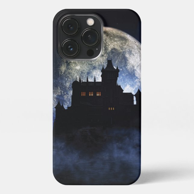 Fantasy castle during night iPhone case (Back)