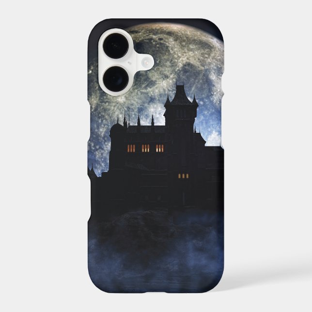 Fantasy castle during night iPhone case (Back)