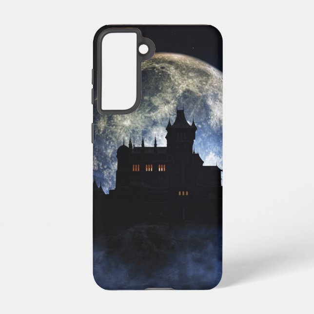 Fantasy castle during night samsung galaxy s21 case (Back)
