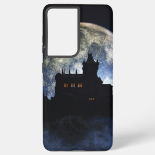 Fantasy castle during night samsung galaxy case
